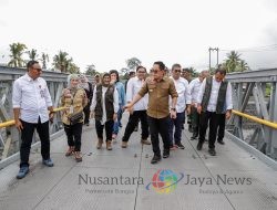 Banjir Lahar Dingin Teratasi, Pj. Gubernur Adhy Resmikan Jembatan Kloposawit