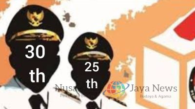 Batas Usia Minimal Calon Gubernur 30 Tahun, Wakil Gubernur 25 Tahun
