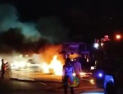 Polisi Pastikan Tidak Ada Korban Jiwa dalam Kebakaran Bus di Tol Surabaya-Jombang