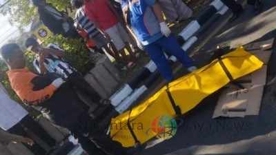 Warga Bubutan Meninggal Dunia Usai Kecelakaan Tunggal di Jalan Demak 