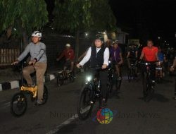 Kediri Night Ride, Kapolres Kediri Kota Gowes Bareng Pj.Walikota Kediri dan Masyarakat