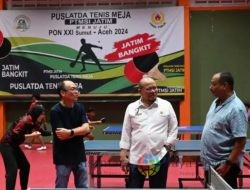 La Nyalla Optimistis Tim Tenis Meja Panen prestasi di PON XXI 2024