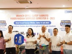 BRI Branch Office Medan Gatot Subroto Kembali Gelar Panen Hadiah Simpedes, Ada Grandprize Mobil