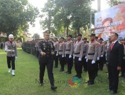 Sinergi Stakeholder dalam Upacara Hari Bhayangkara ke-78 di Kediri Kota