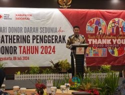 Beri Penghargaan Pendonor Darah, Plt Bupati Subandi: Donor Darah Itu Gaya Hidup Penyelamat Sesama