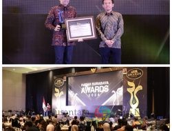 Kapolres Gresik AKBP Adhitya Panji Anom Raih Penghargaan Radar Surabaya Awards 2024