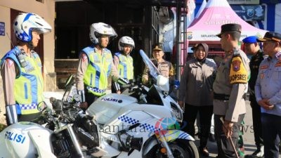Kapolres Kediri Kota Pimpin Apel Gelar Pasukan Ops Patuh Semeru 2024
