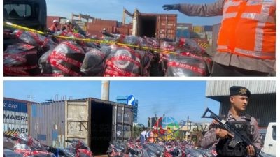 Polres Pelabuhan Tanjung Perak Surabaya Bongkar Praktik Penggelapan Kendaraan Jaringan Internasional