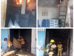 9 Orang Terluka, Kebakaran di Home Industri Pembuatan Rak Piring di Surabaya