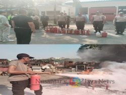 Tingkatkan Skill Tangani Bahaya Kebakaran Satuan Pengamanan (SATPAM) PLN Latih Penggunaan APAR