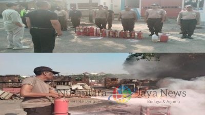 Tingkatkan Skill Tangani Bahaya Kebakaran Satuan Pengamanan (SATPAM) PLN Latih Penggunaan APAR