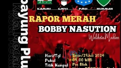 Cipayung Plus Kota Medan Beri Rapor Merah kepada Bobby Nasution