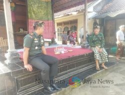 Dandim 1626/Bangli Melayat ke Rumah Duka Orang Tua Pelda I Putu Budi Utama