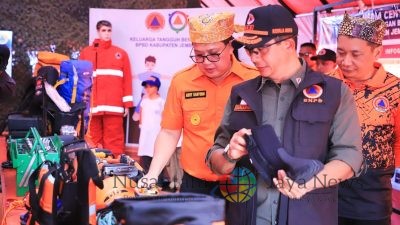Pj. Gubernur Adhy Karyono Pimpin Sarasehan Penanggulangan Bencana di Pantai Boom Banyuwangi