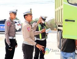 Dikeluhkan Warga, Satlantas Polres Gresik Telah Menindak 50 truk