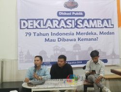 Bukan Sembarang ‘SAMBAL’, Gelar Diskusi Publik Tokoh Ini Yang Didukung Bacalon Walikota Medan