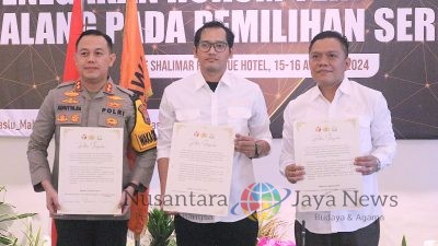 Polresta Malang Kota Teken MoU Sentra Gakkumdu untuk Pengamanan Pilkada Serentak 2024