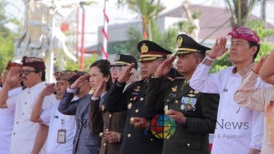 Upacara Peringatan Detik-Detik Proklamasi Kemerdekaan RI ke-79 di Bangli: Bupati Sedana Arta Memimpin Upacara Khidmat