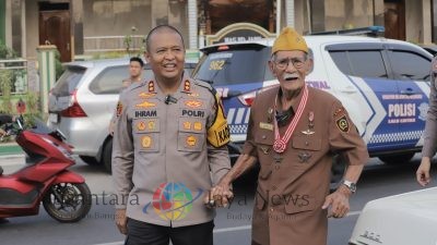 Istimewa, Kapolres Mojokerto Ajak Pejuang Kemerdekaan Berpetualang Peringati Hari Juang Polri ke-79