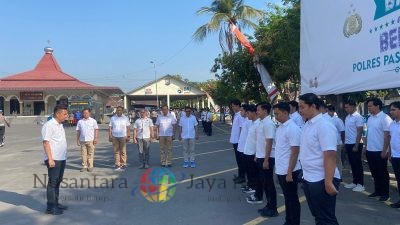 Kasat Reskrim Polres Pasuruan Kota Iptu Khoirul Mustofa Pimpin Apel Perdana, Tekankan Pentingnya Kinerja dan Kedisiplinan