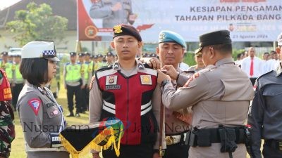 Kapolres Bangli Pimpin Apel Kesiapan Ops Mantap Praja Agung 2024 untuk Pengamanan Pilkada