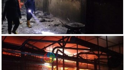 Kebakaran Hebat Melanda Pabrik di Sidoarjo, 14 Unit Damkar Dikerahkan