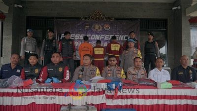 Polres Bangli Ungkap Kasus Pencurian Baterai Tower di Kintamani, Kerugian Capai Rp 300 Juta