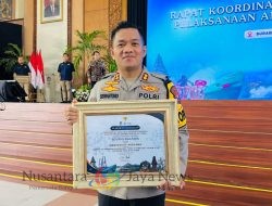 Polres Nganjuk Raih Peringkat Pertama Kinerja Pelaksanaan Anggaran Terbaik Semester 1 tahun 2024