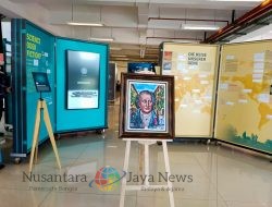Lukisan QR Art Johann Wolfgang von Goethe hadir di Pameran UMI