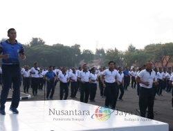Semangat Sehat: Personel Kodiklatal Olahraga Rutin Keliling Ksatrian