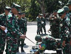 Puslatdiksarmil Kodiklatal Siap Maksimalkan Lattek Siswa dengan Apel Gelar Material Alins dan Alongins