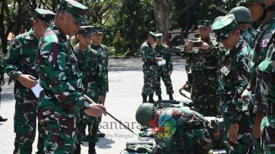 Puslatdiksarmil Kodiklatal Siap Maksimalkan Lattek Siswa dengan Apel Gelar Material Alins dan Alongins