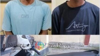 Polres Pamekasan Amankan Dua Tersangka Pencurian Sepeda Motor di Pademawu