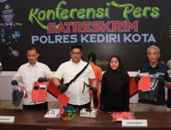 Polres Kediri Kota Tangkap Dua Pelaku Perampokan Minimarket, Salah Satu Residivis