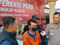 Polsek Menganti Gresik Amankan Residivis Pencurian Sepeda Motor di Karangturi