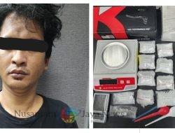 Ditreskoba Polda Jatim Tangkap Bandar Narkoba di Jagalan Surabaya, Amankan 700 Gram Sabu