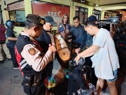 Antisipasi Curanmor Polsek Kuta Utara Lakukan Pemeriksaan Kendaraan Bermotor