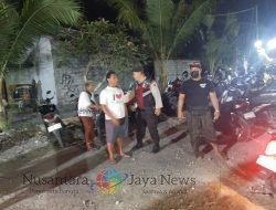 Polsek Kuta Utara Blue Light Patrol Cegah Curanmor Perhatikan Kunci Nyantol