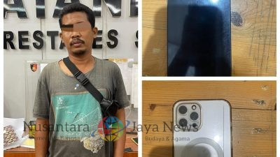 Tim Jatanras Polrestabes Surabaya Bekuk Pelaku Pencurian iPhone 12 Pro Max
