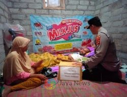 Peduli Kasih Kapolsek Gilimanuk Terhadap Warga Lumpuh dan Sakit Menahun, Berikan Bantuan Sembako