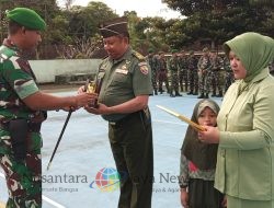 Kodim 1626/Bangli Gelar Upacara Purna Tugas untuk Peltu Nuryamin Pua Mbusa dengan Khidmat