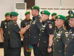 Pangdam Zamroni Pimpin Sertijab Pejabat Kodam IX/UDY