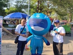 Pemasaran Bersama PLN UP3 Madiun, Rayakan Hari Pelanggan Nasional di Car Free Day Madiun