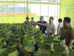 Satgas Pangan Polres Kediri Kota Bersama Disperindag Kab Kediri dan PT Pertamina Sidak LPG 3 Kg