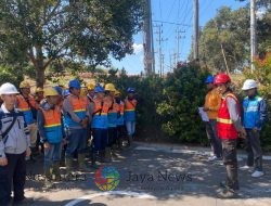 PLN Icon Plus Kawal Implementasi Penarikan ADSS LS pada Project Infrastruktur Pendukung Sistem Transmisi Listrik PLN UIP2B JAMALI di GI Wlingi