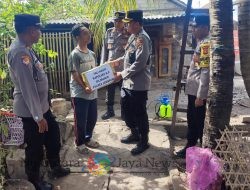 Minggu Kasih: Wujudkan Kepedulian Terhadap Warga Disabilitas dan Kurang Mampu, Kapolsek Gilimanuk Berikan Bantuan di Lingkungan Jineng Agung