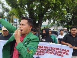 PW HIMMAH Sumut Gelar Aksi Jilid 2 di Kanwil Kemenag Sumut Terkait Dugaan Pungutan Liar dan KKN