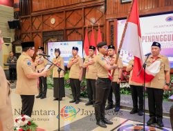 SAKA Penanggulangan Bencana Jatim Resmi Dilantik, Pj. Gubernur Adhy Tekankan Pentingnya Mitigasi Bencana