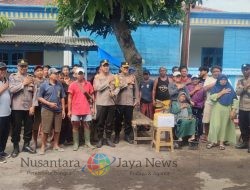 Kapolsek Kawasan Pelabuhan Gilimanuk Dampingi Kapolres Jembrana Gelar Tatap Muka dengan Warga Gilimanuk