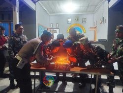 Wujud Jalinan Sinergitas, Kapolsek Kawasan Pelabuhan Gilimanuk Bersama Personil Beri Ucapan Selamat HUT TNI ke-79